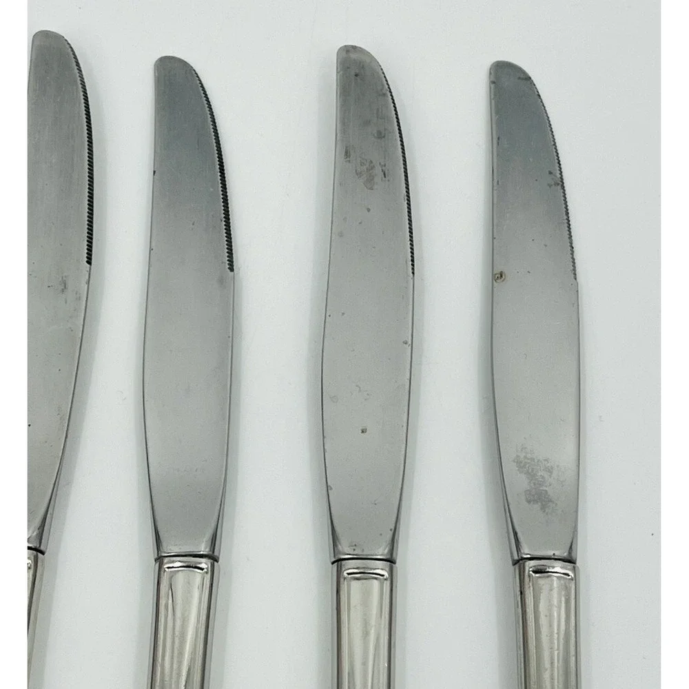 Oneida USA Bancroft Set of 7 Butter Knives Flatware Stainless Steel 9